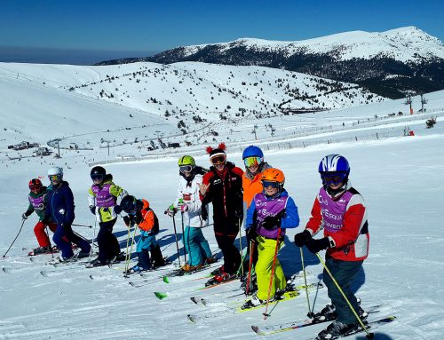 Beneficios del esquí para niños