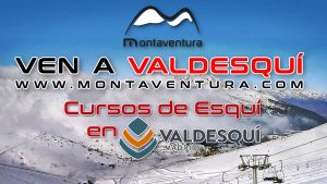 Cursos de esqui en Valdesqui con Montaentura