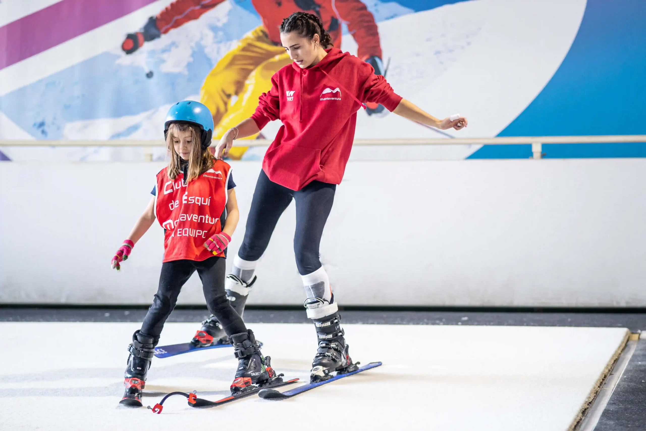 Clases de esquí Indoor para niños en Madrid